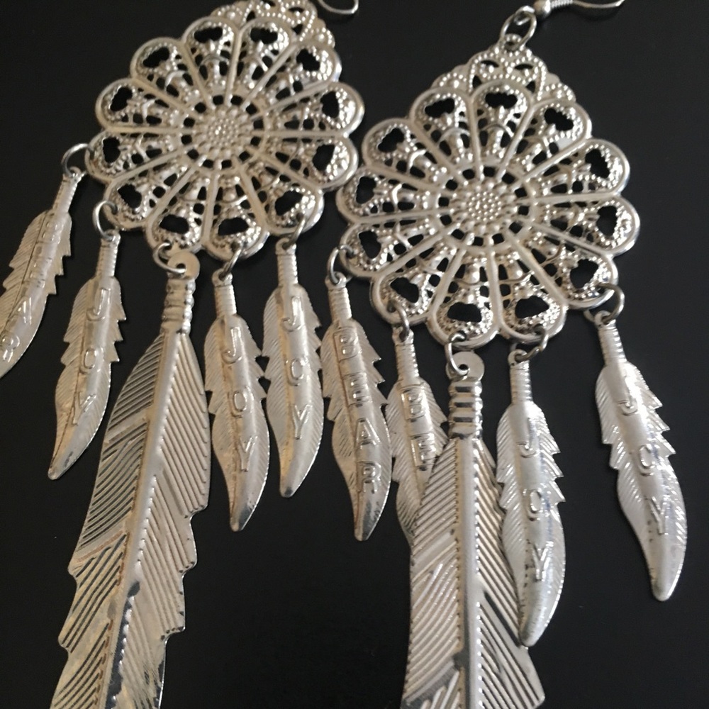 Super Lightweight Boho Large Statement Earrings - image 2